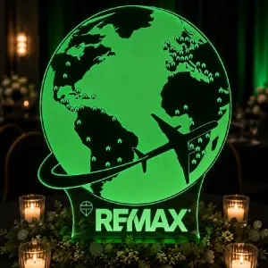 Corporate Logo Centerpieces
